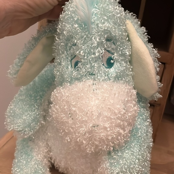 Disney Eeyore Plush Exclusive Aqua Stuffed Animal Rare Winnie the Pooh Tail - Picture 3 of 10
